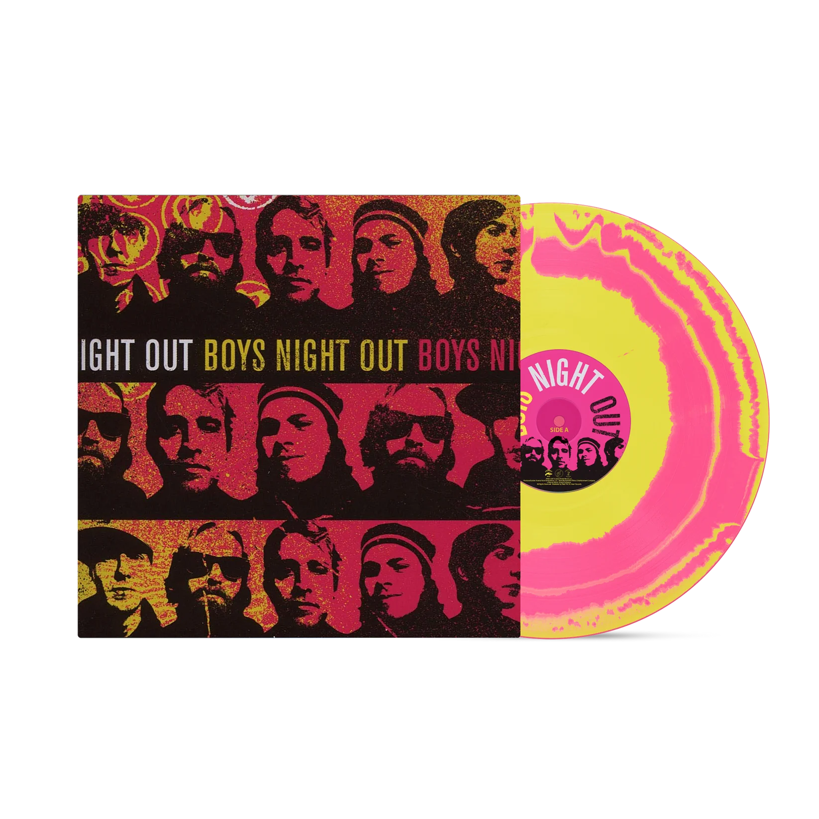BOYS NIGHT OUT 'SELF-TITLED' LP (Hot Pink & Canary Yellow Vinyl)