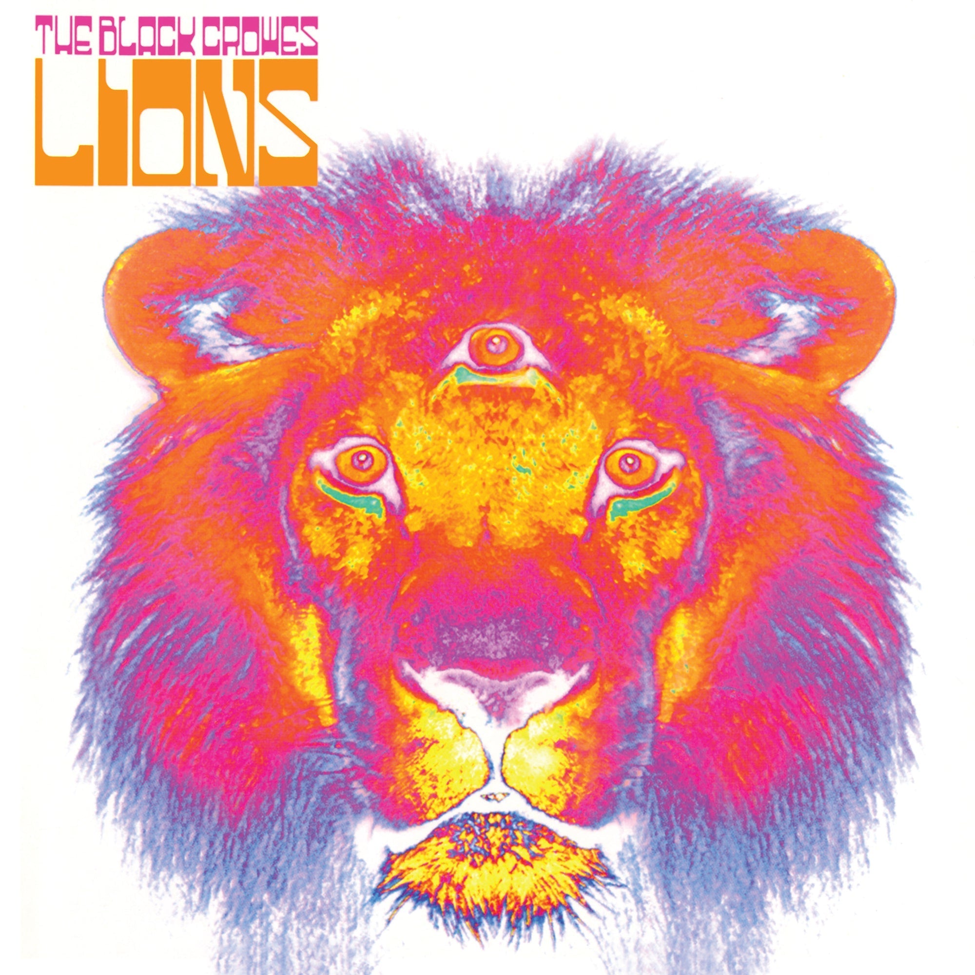 THE BLACK CROWES 'LIONS' 2LP (Limited, 25th Anniversary, Clear Orange Crush Vinyl)