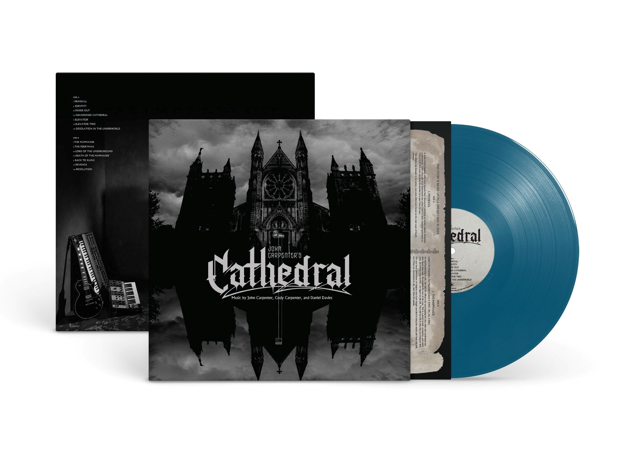 JOHN CARPENTER, CODY CARPENTER, & DANIEL DAVIES 'CATHEDRAL' LP (Deep Blue Vinyl)