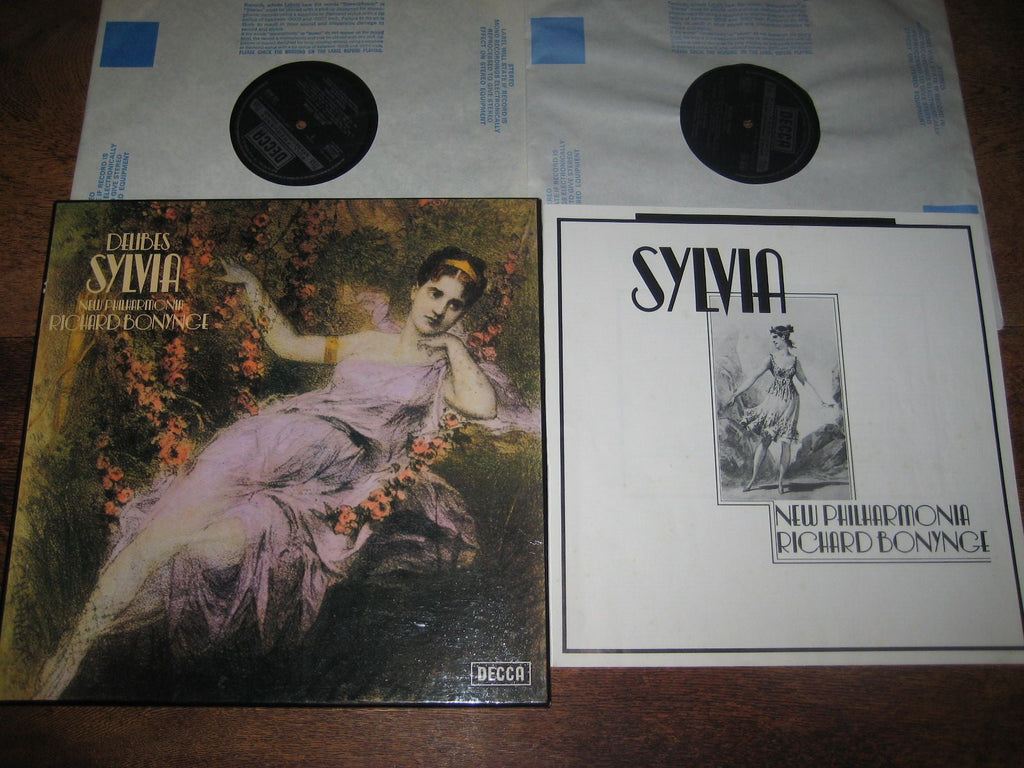 DELIBES: SYLVIA (Complete Ballet)     BONYNGE / NEW PHILHARMONIA ORCHESTRA   2LP    SXL 6635 - 66