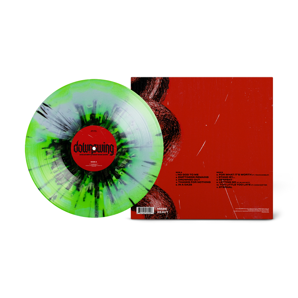 DOWNSWING 'AND EVERYTHING WAS DARK' LP (Green/Black Splatter Vinyl)