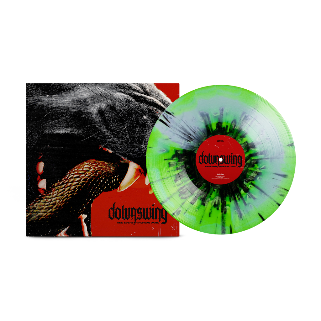 DOWNSWING 'AND EVERYTHING WAS DARK' LP (Green/Black Splatter Vinyl)