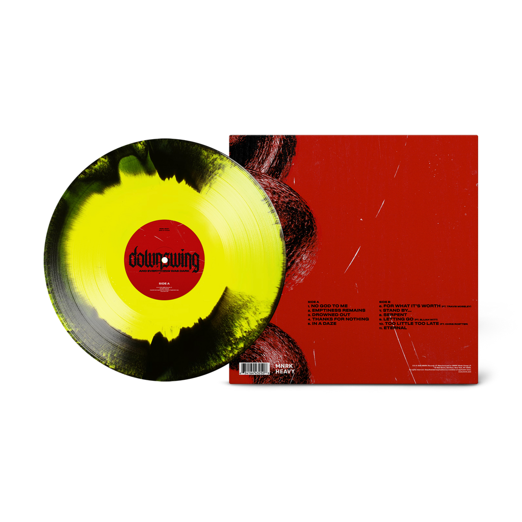DOWNSWING 'AND EVERYTHING WAS DARK' LP (Yellow Blend Vinyl)