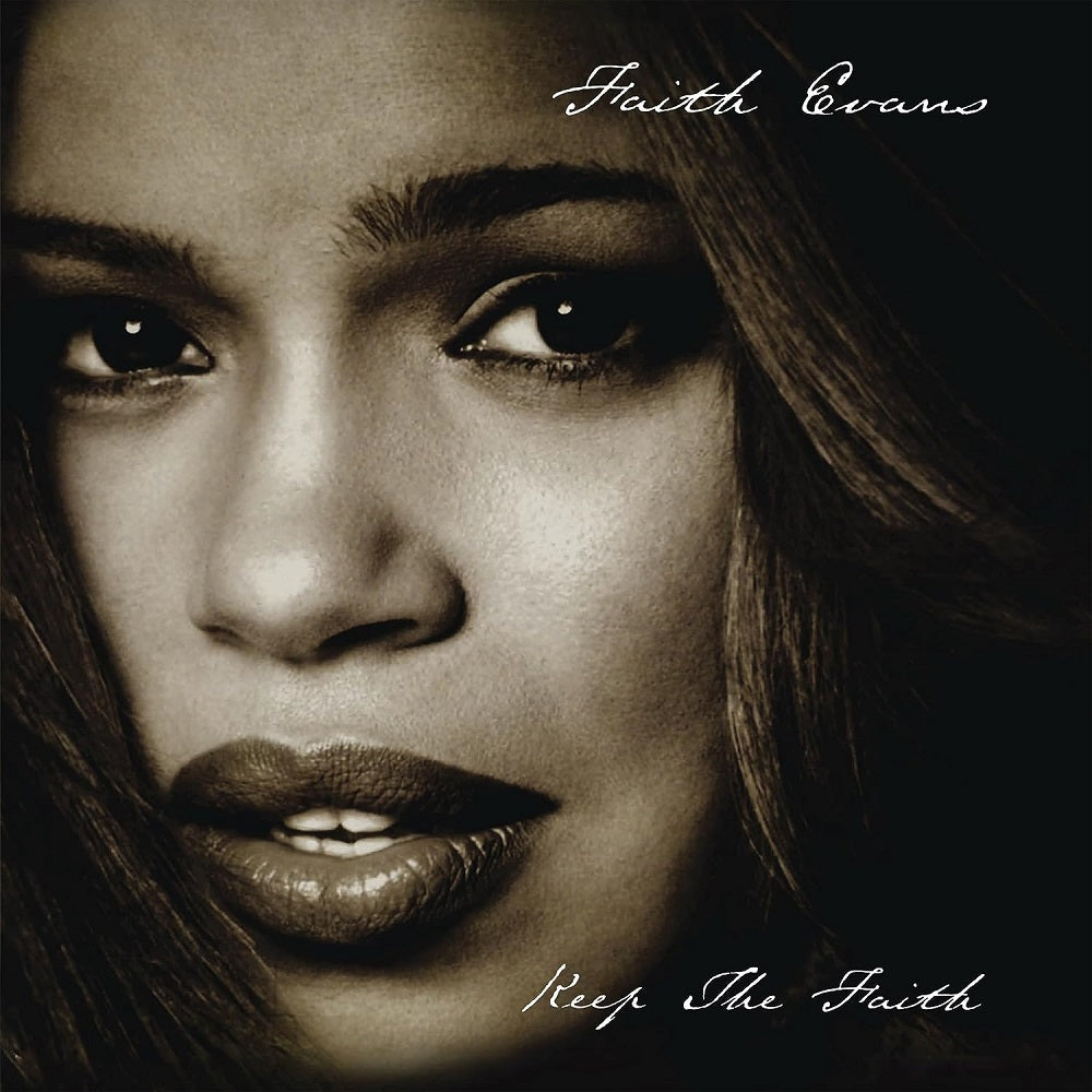 Faith Evans Keep The Faith Vinyl LP White & Black Colour 2023