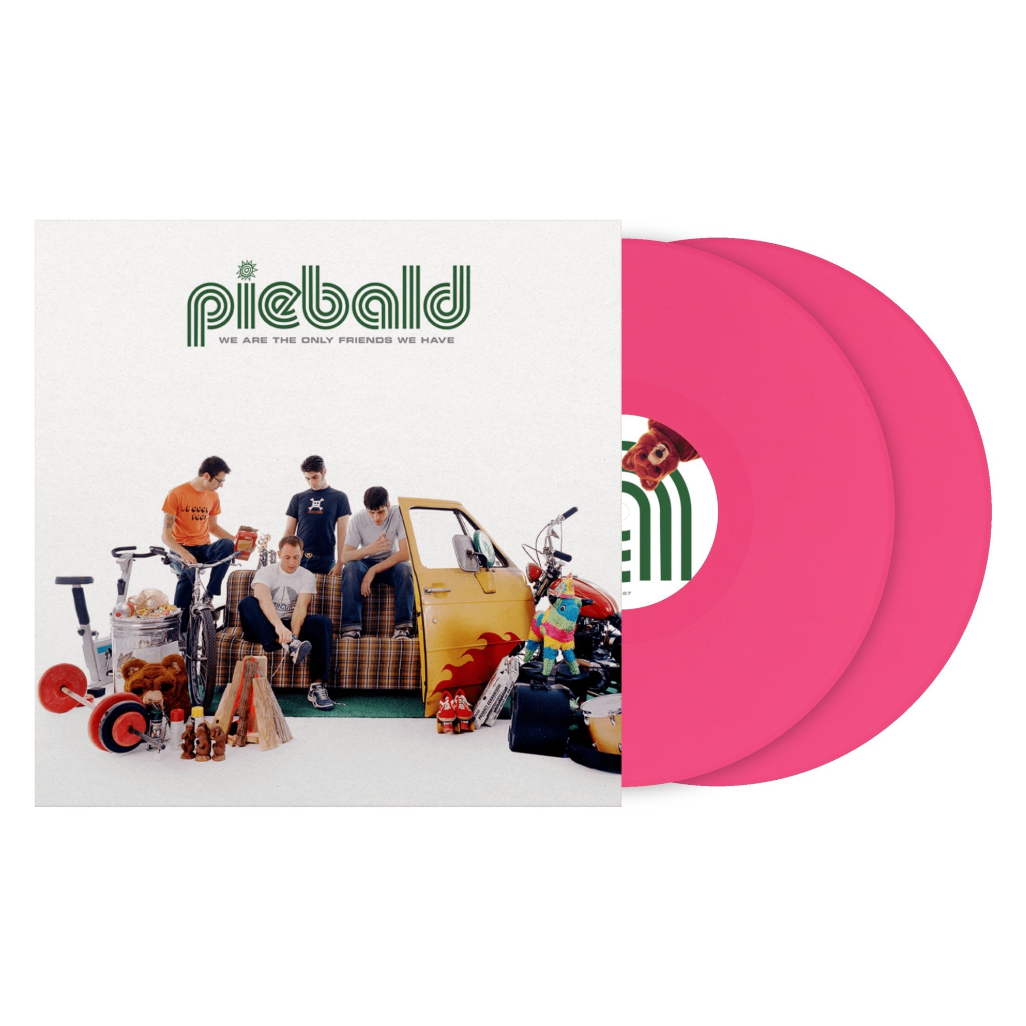 PIEBALD 'WE ARE THE ONLY FRIENDS WE HAVE' 2LP (Deluxe Edition, Hot Pink Vinyl)