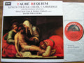 FAURE: REQUIEM / PAVANE   SOLOISTS / KING'S COLLEGE / NEW PHILHARMONIA / DAVID WILLCOCKS  ASD 2358