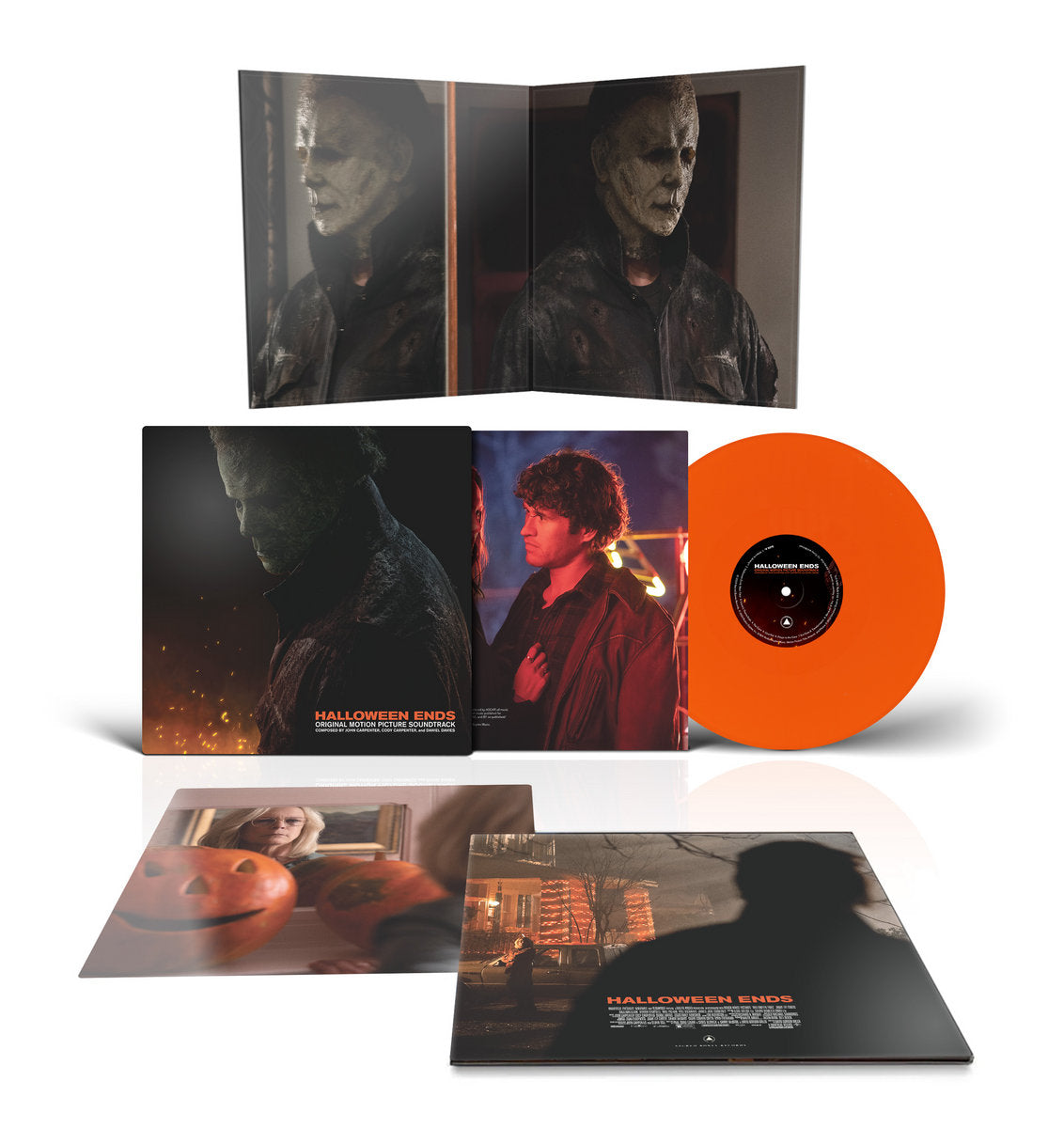 JOHN CARPENTER, CODY CARPENTER, & DANIEL DAVIES 'HALLOWEEN ENDS (ORIGINAL MOTION PICTURE SOUNDTRACK)' LP (Pumpkin Orange Vinyl)