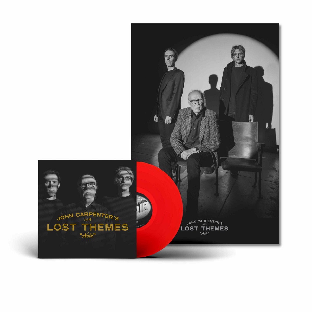 JOHN CARPENTER, CODY CARPENTER, & DANIEL DAVIES 'LOST THEMES IV: NOIR' LP (Red Vinyl)