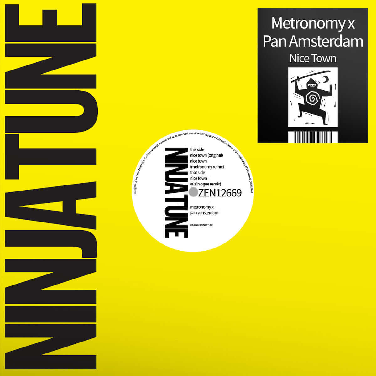 Metronomy x Pan Amsterdam — Nice Town EP (Vinyl)