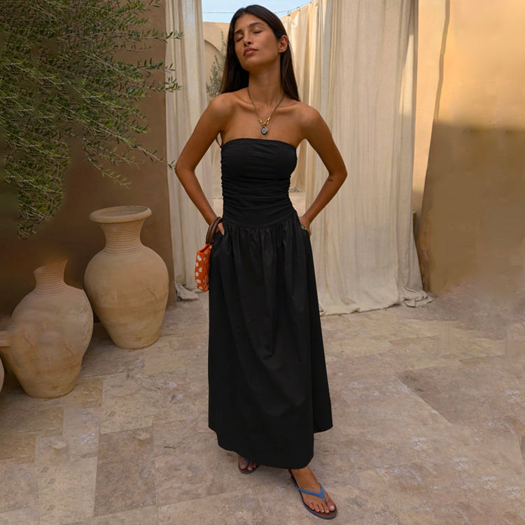 Black Lola Mid-axi Dress