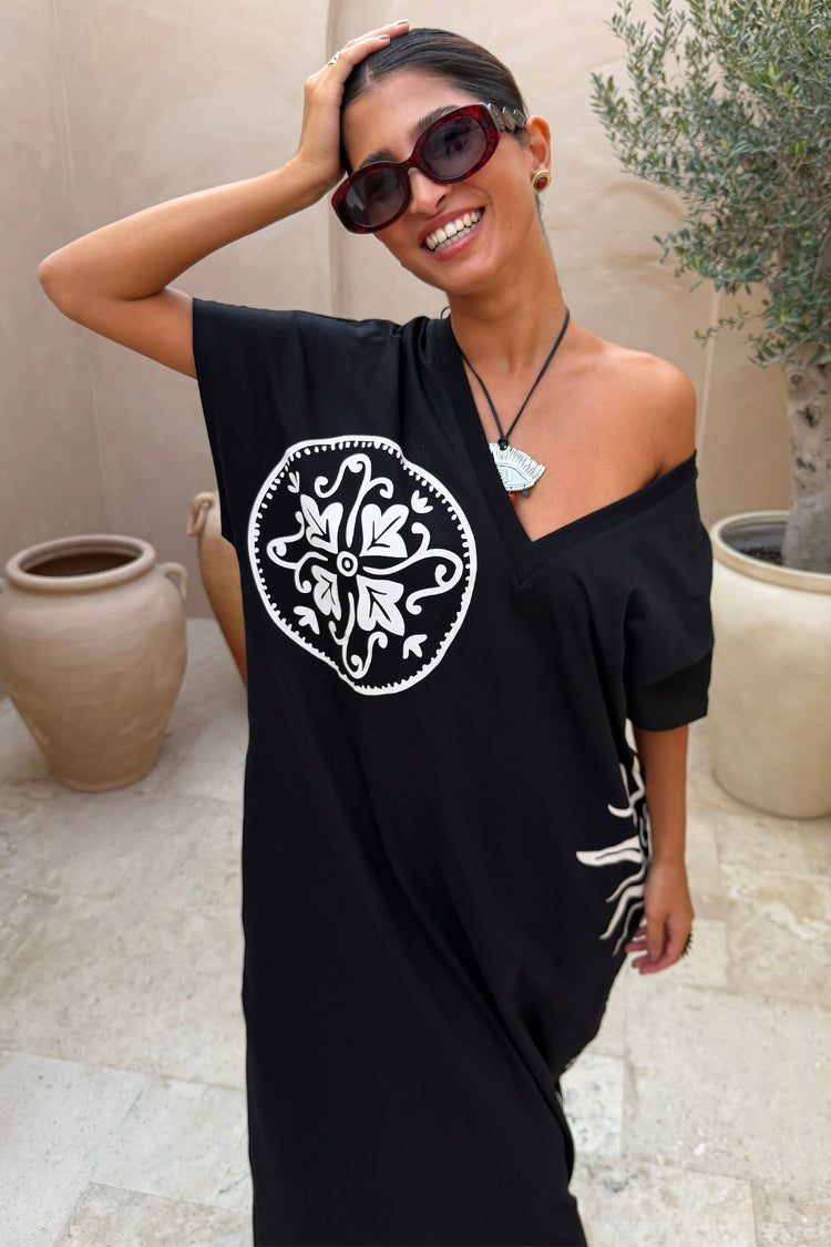 Black Dolce Vita T-Shirt Dress