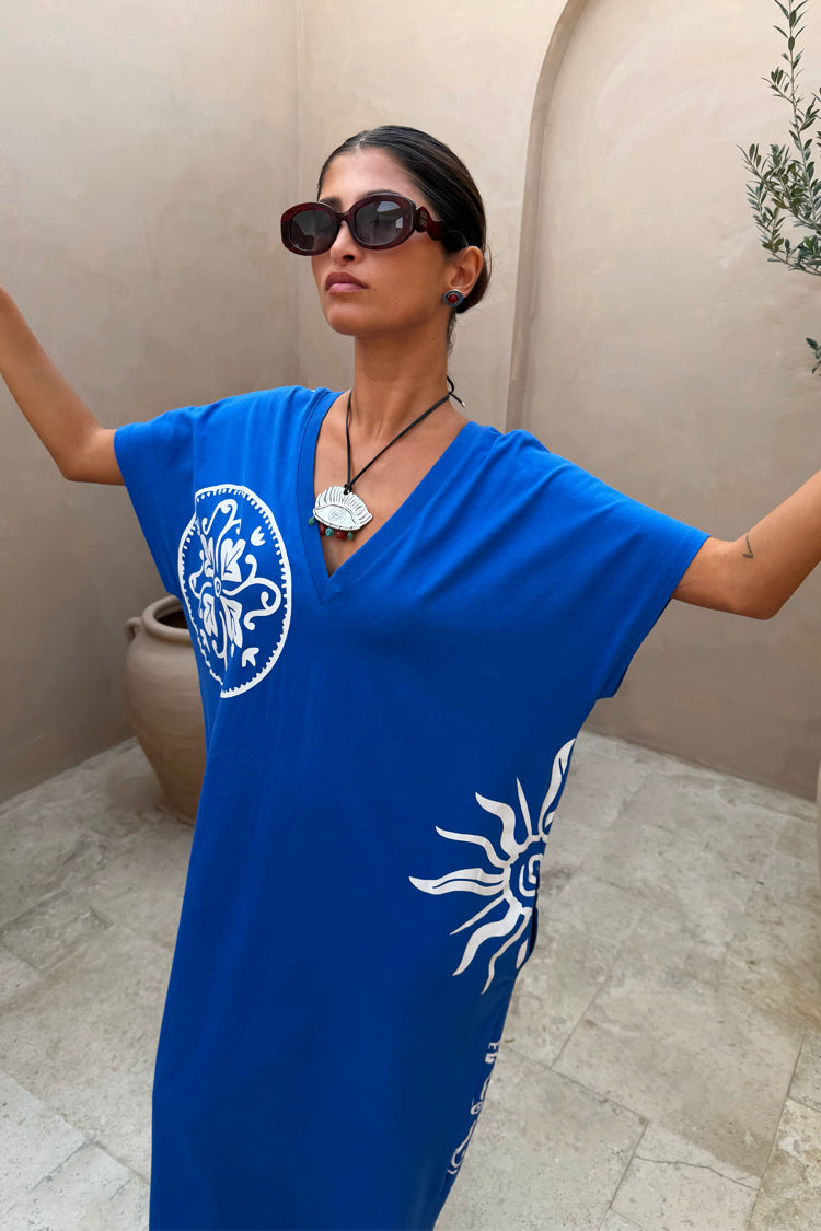 Blue Dolce Vita T-Shirt Dress