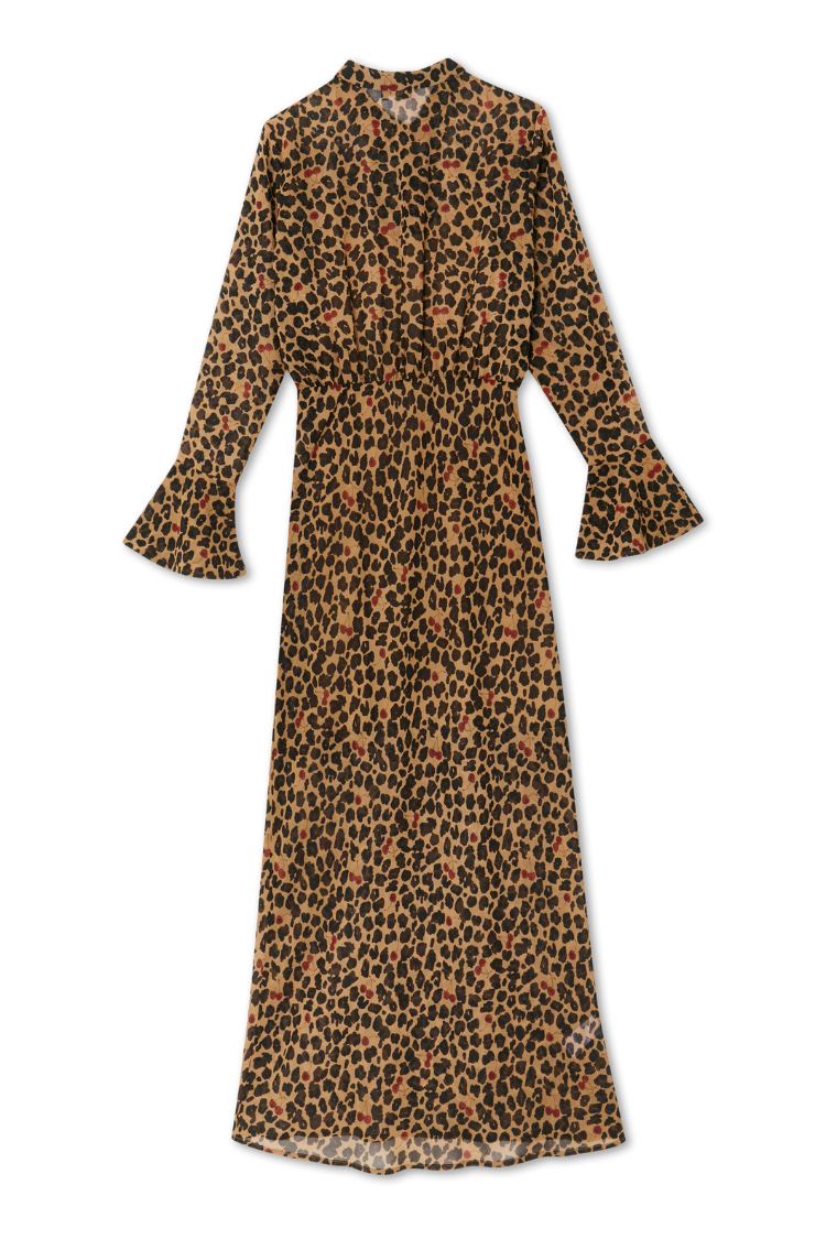 Cherry Leopard Mia Dress
