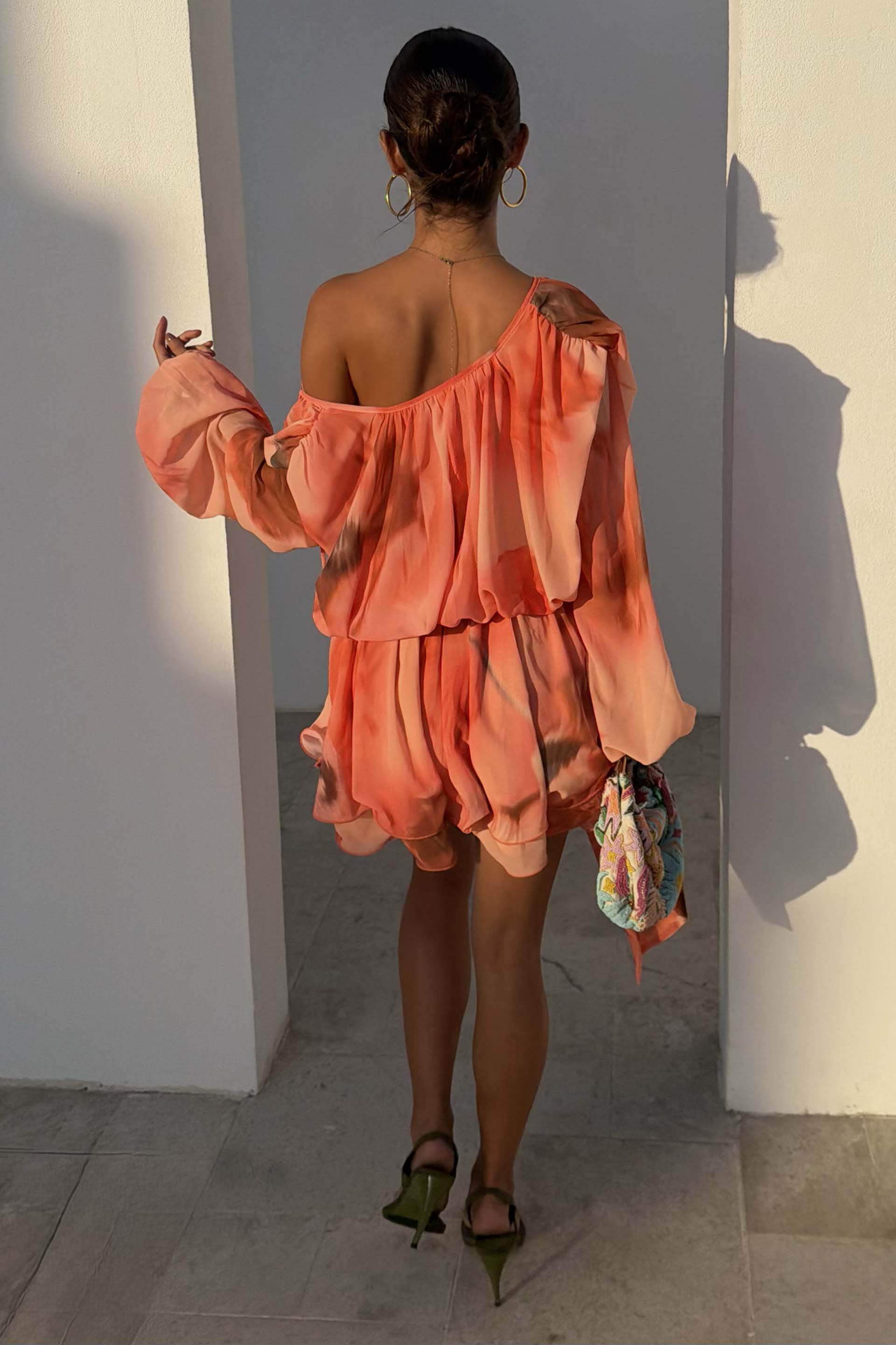 Blurred Floral Ella Mini Dress