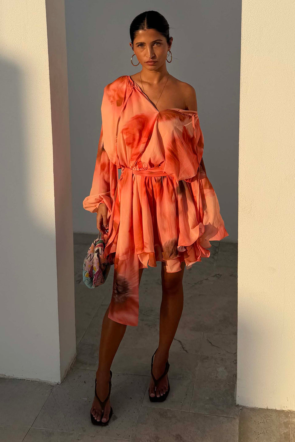Blurred Floral Ella Mini Dress