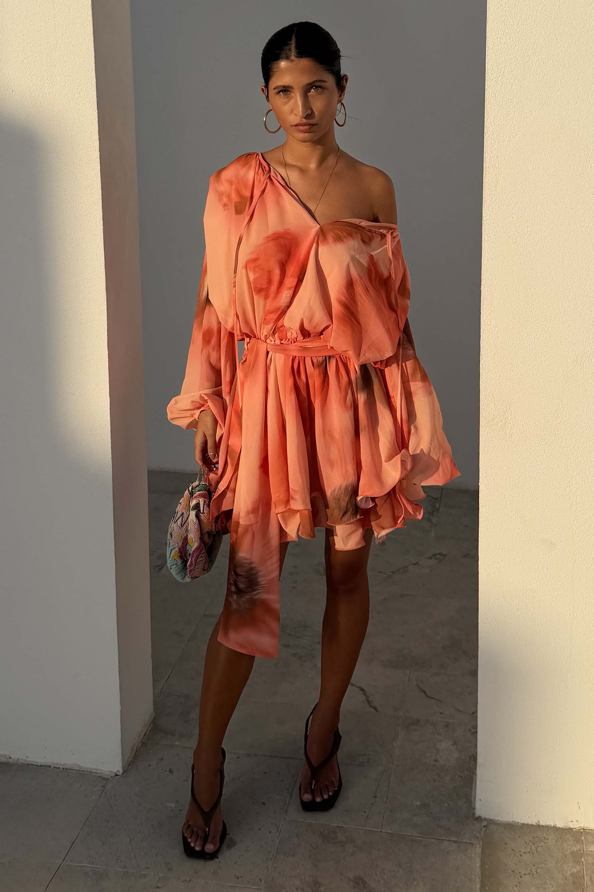 Blurred Floral Ella Mini Dress