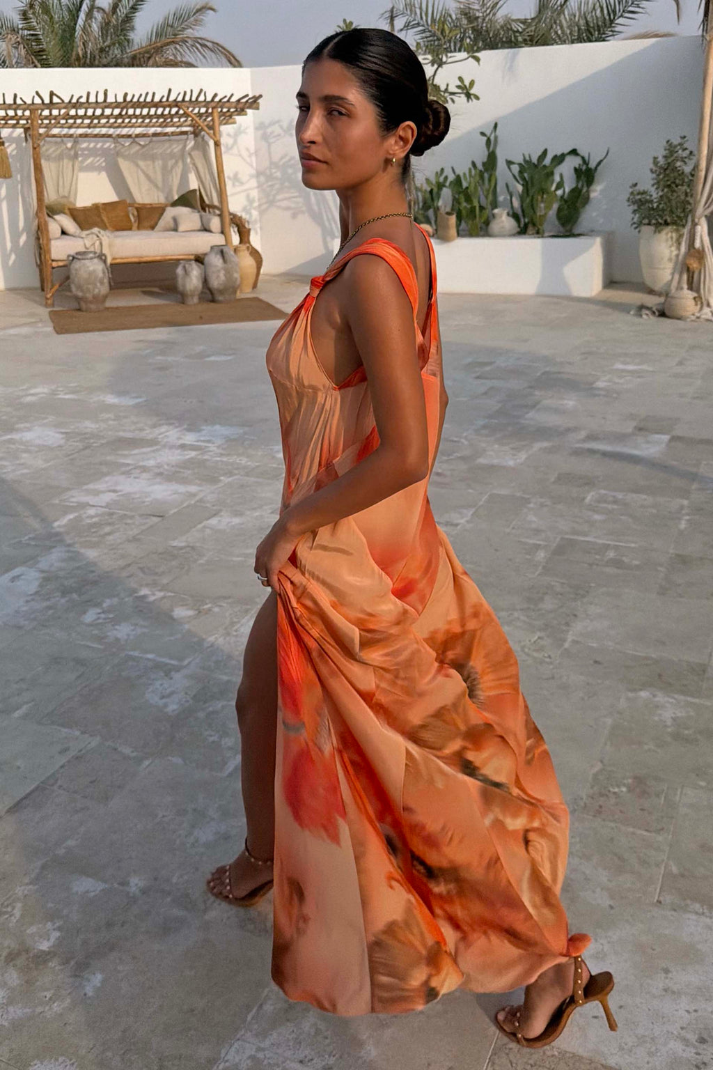 Blurred Floral Sofia Dress