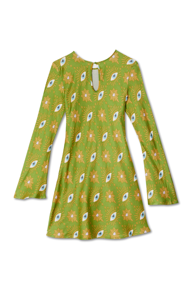 Khaki Eye Mini Soho Dress Petite