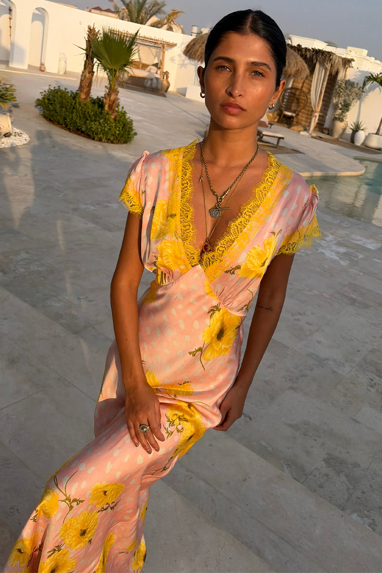 Pink Fawn Poppy Olivia Dress