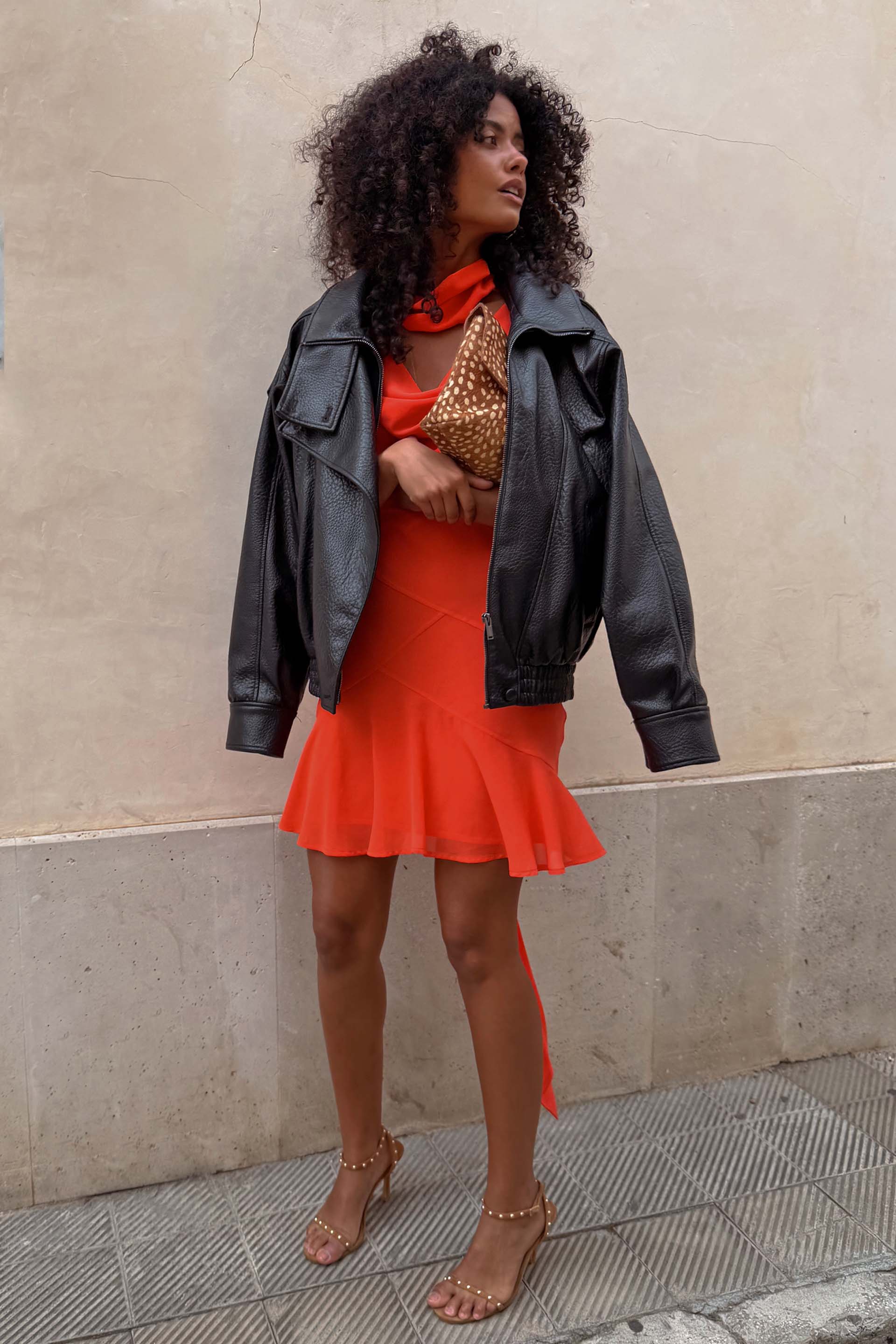Tomato Mini Sophie Dress