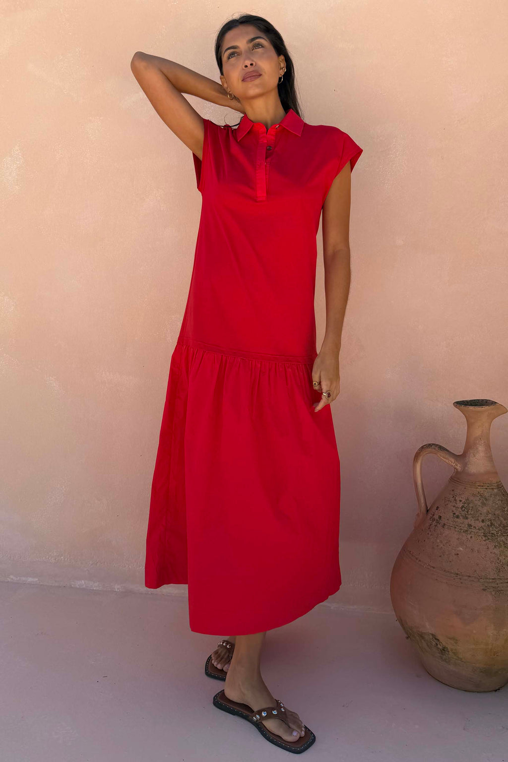 Red Darcy Dress