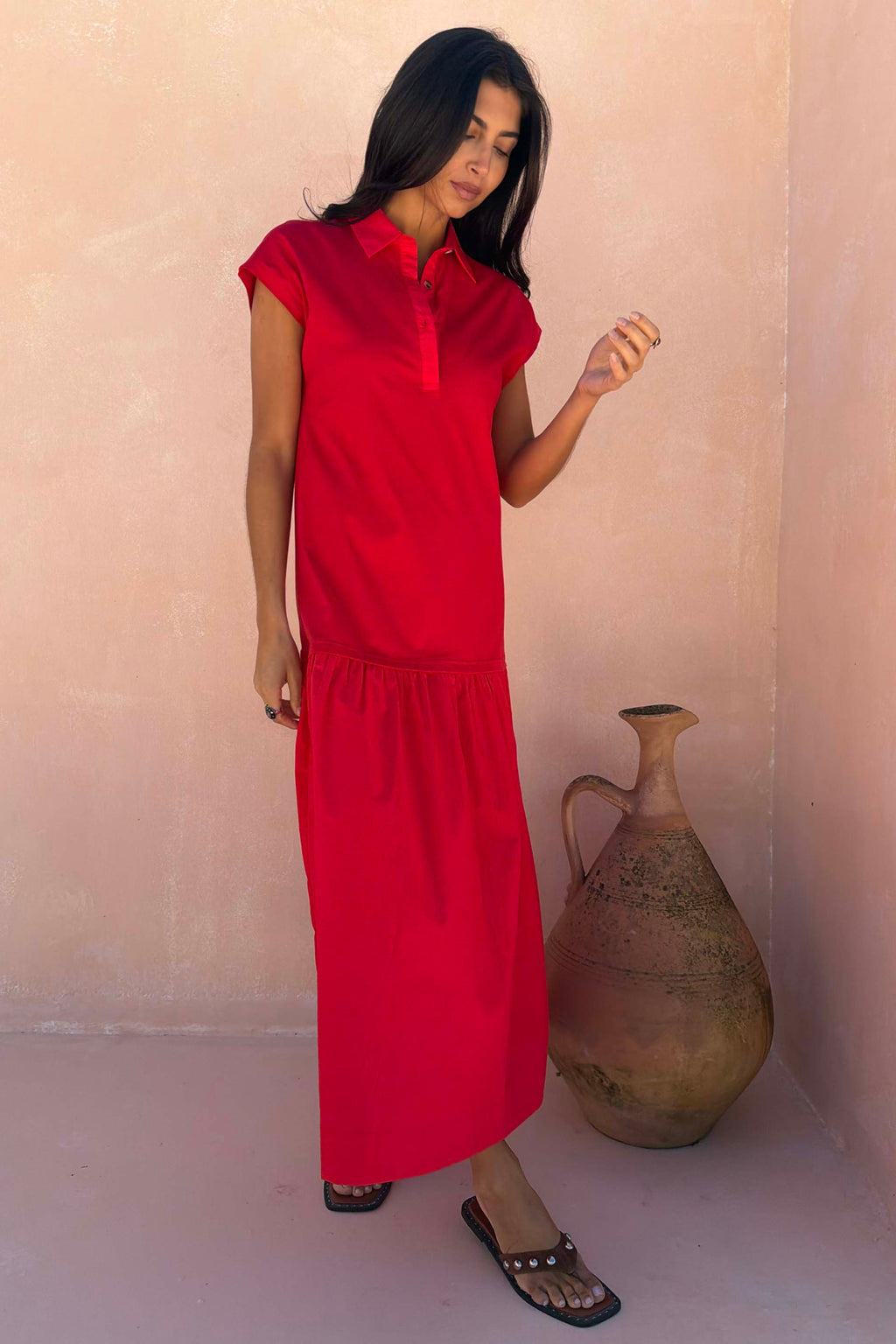 Red Darcy Dress