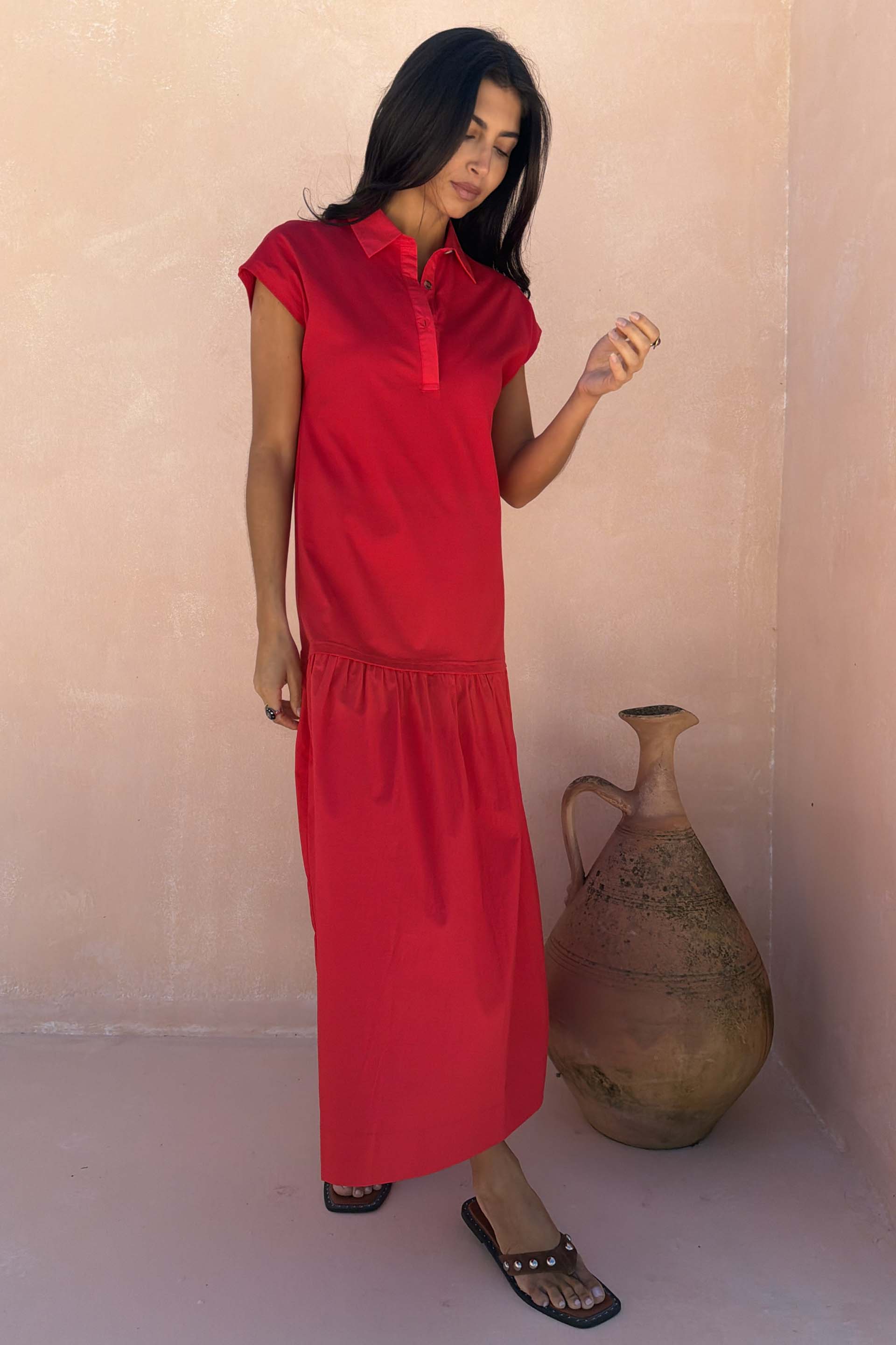Red Darcy Dress