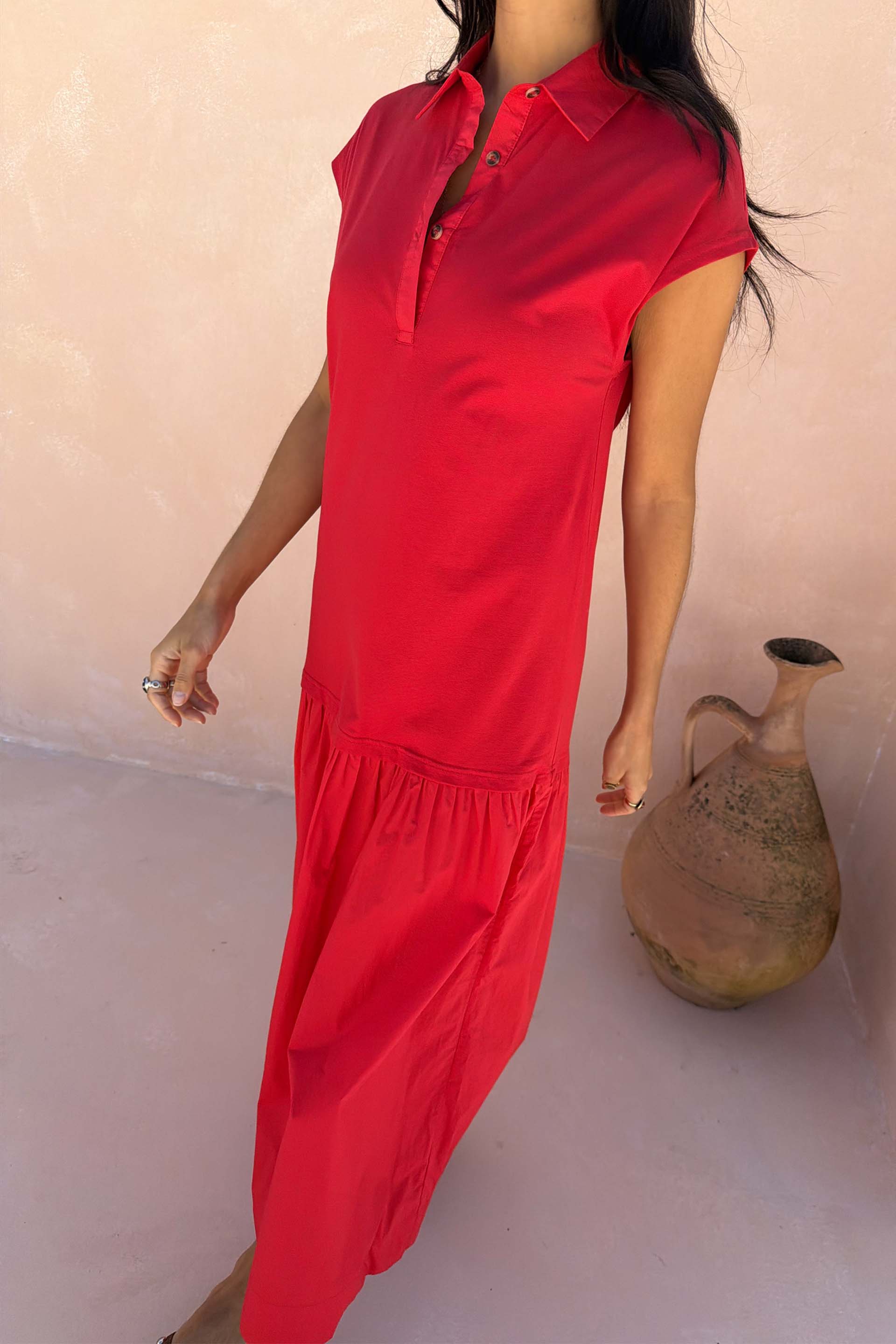 Red Darcy Dress