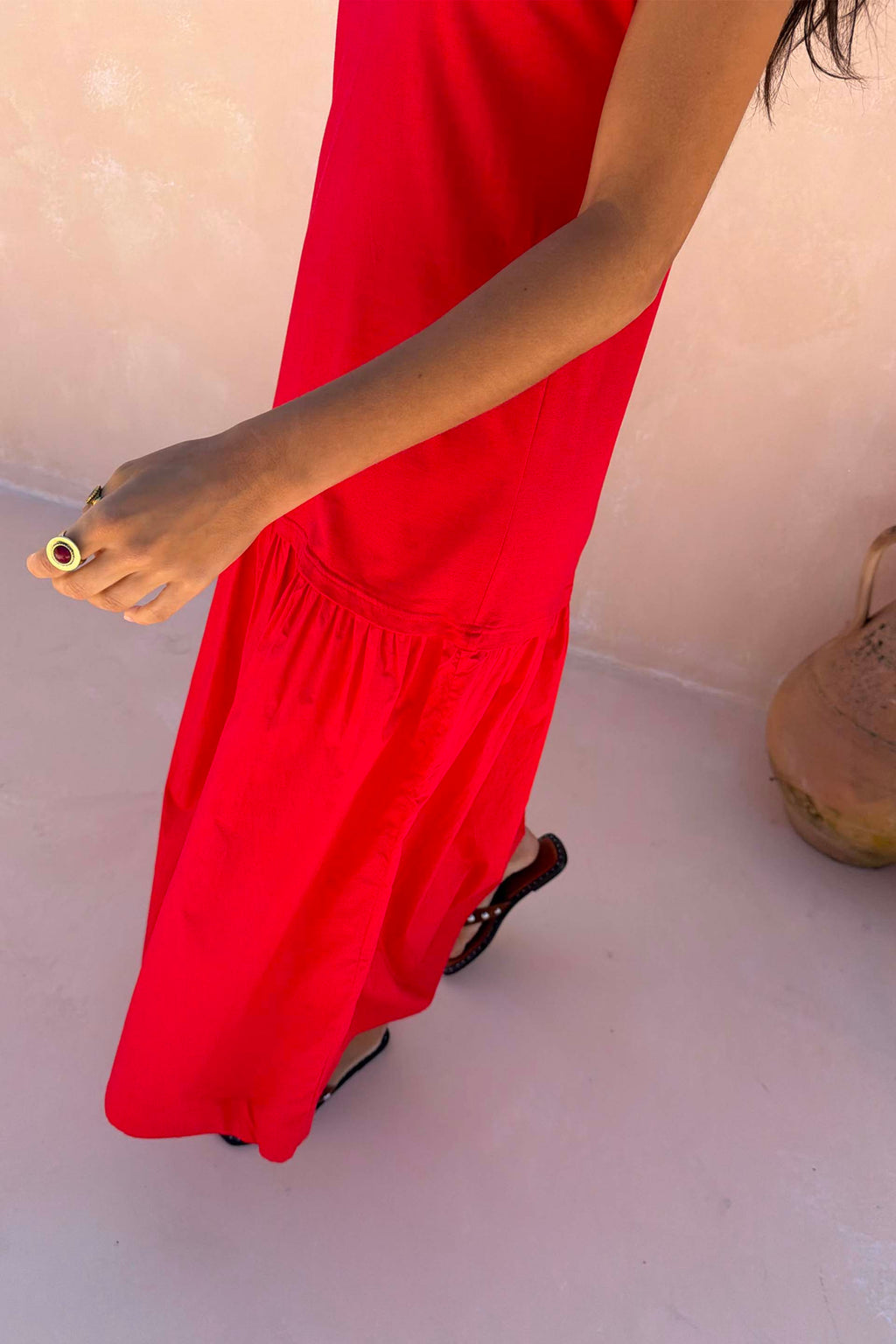 Red Darcy Dress