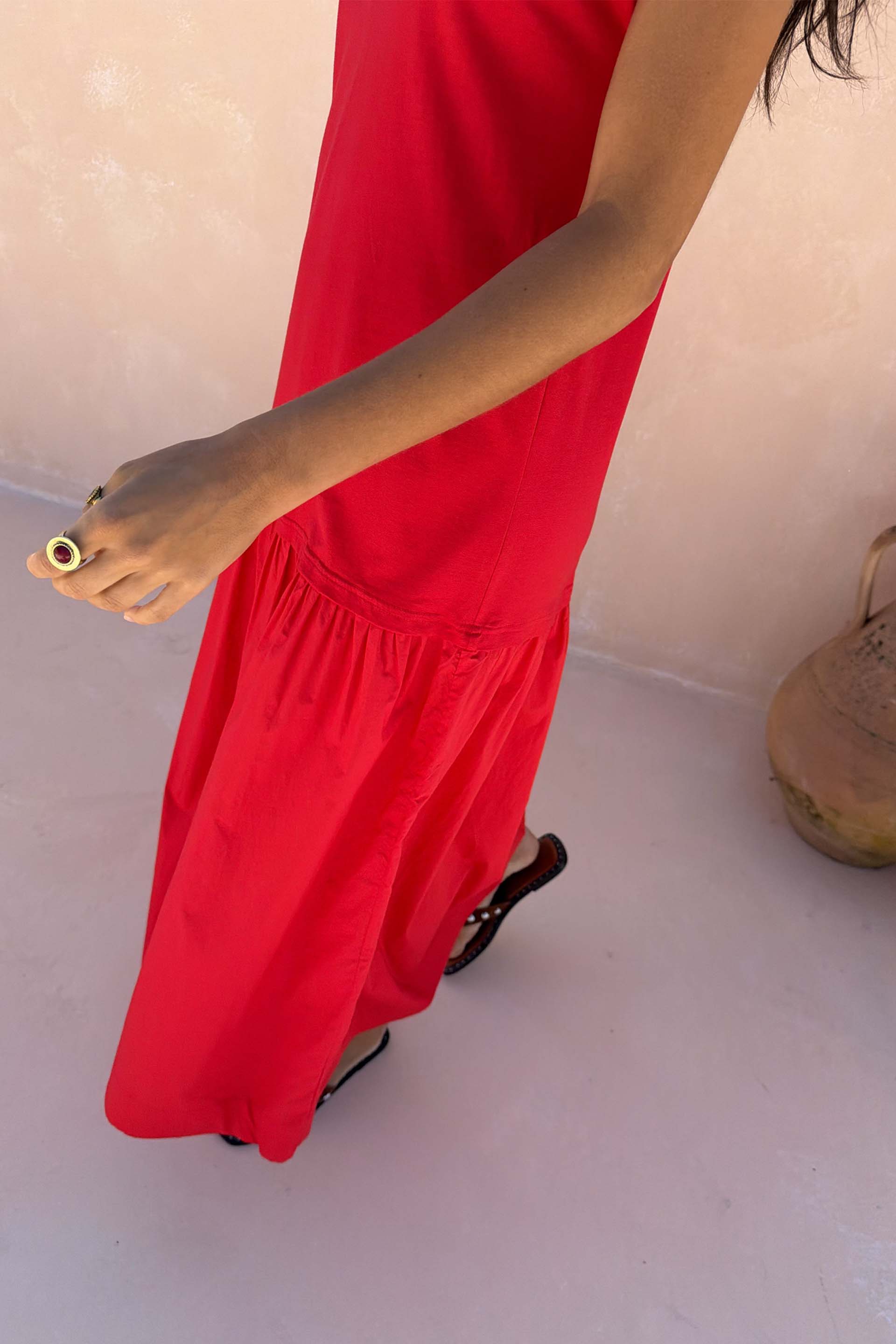 Red Darcy Dress