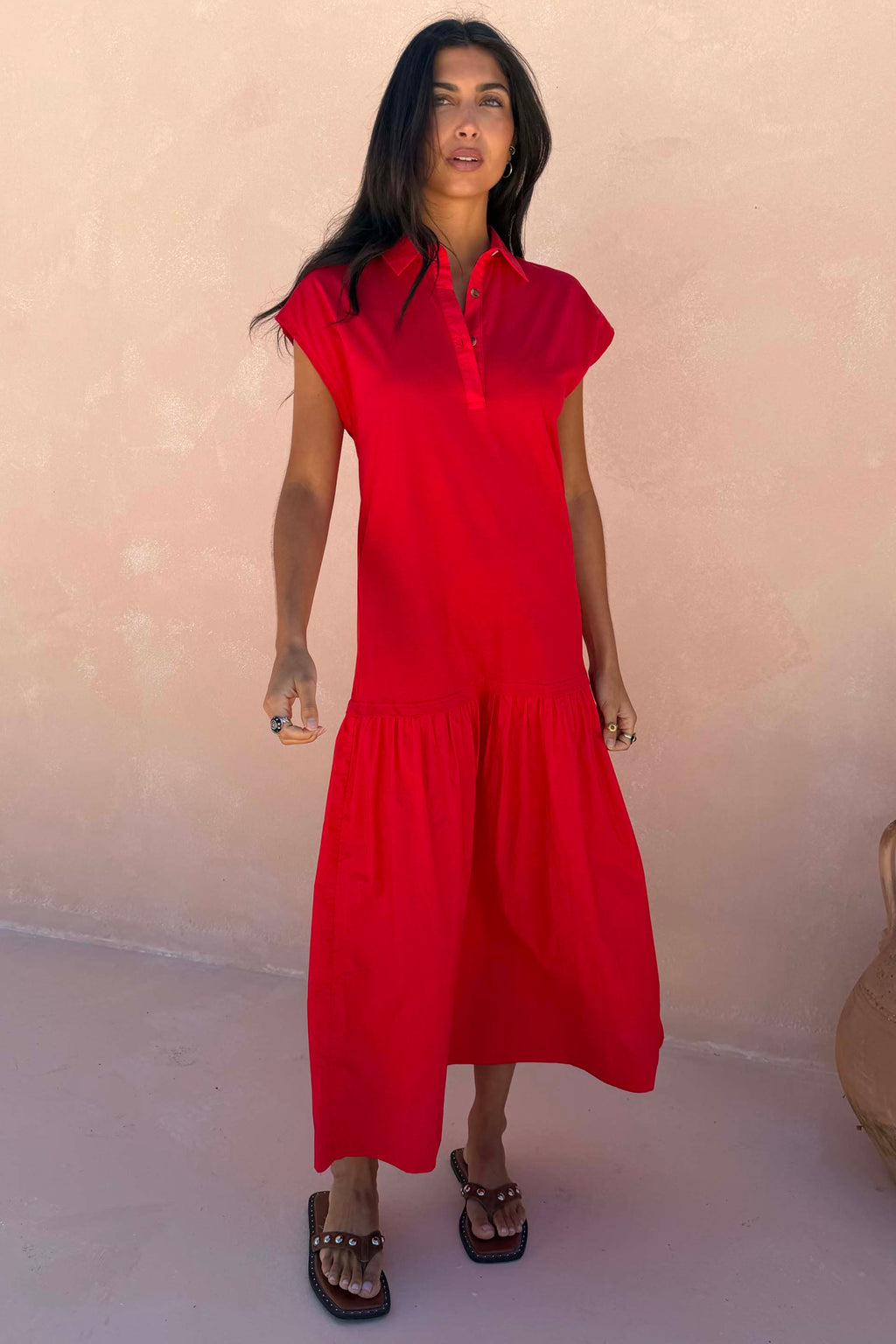 Red Darcy Dress