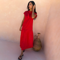 Red Darcy Dress