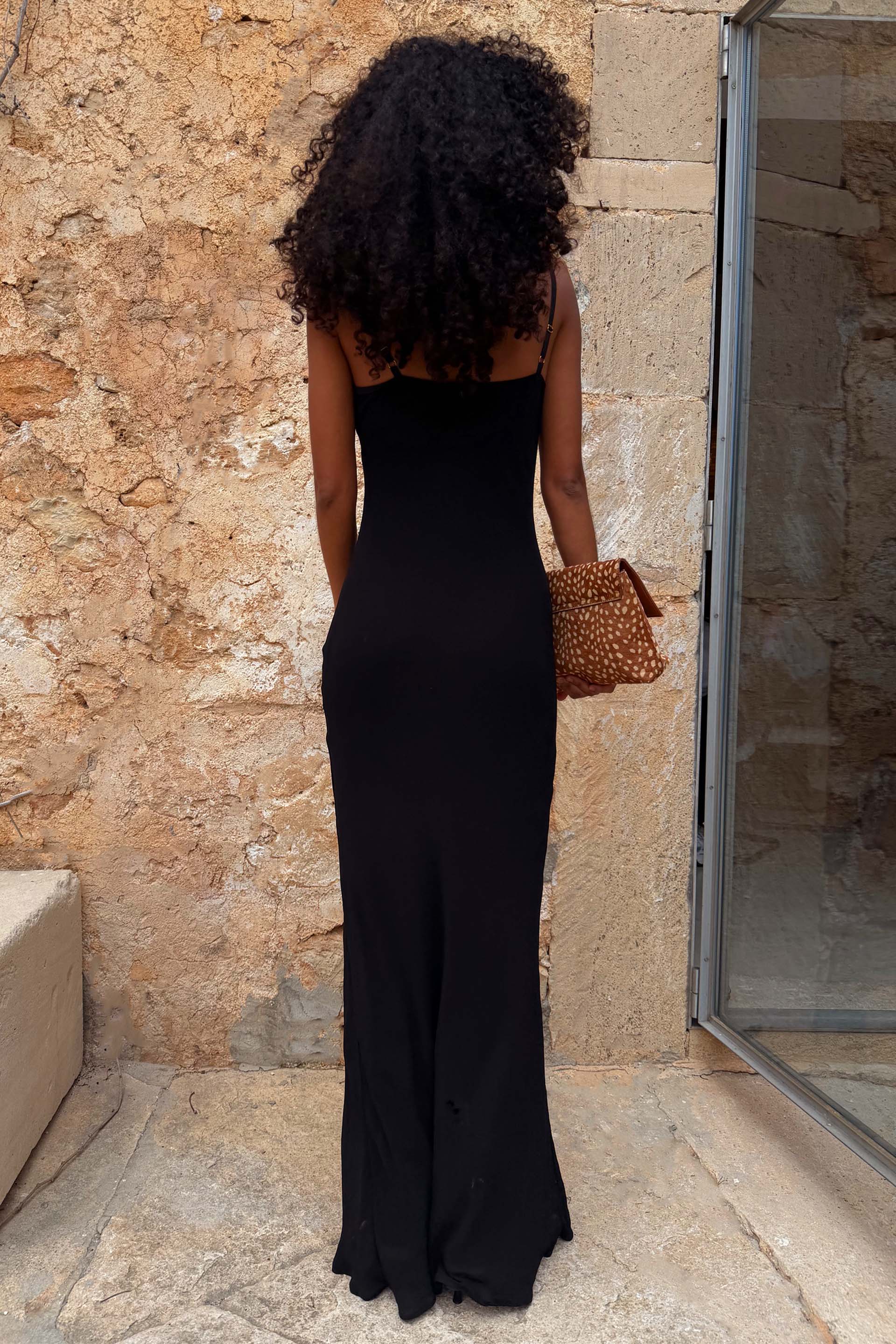 Black Sapna Dress with Ring Detail