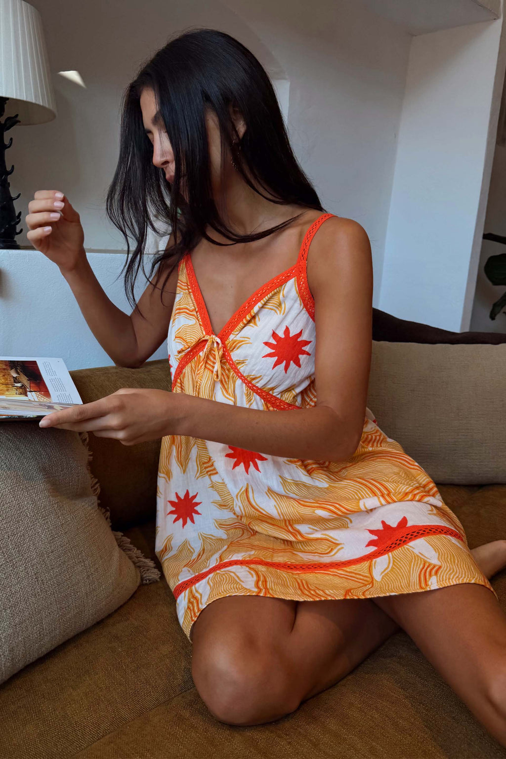Yellow Sun Mini Dress