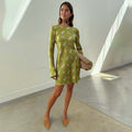 Khaki Eye Mini Soho Dress Petite