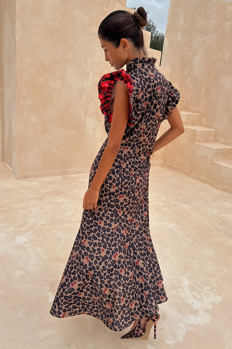 Cherry Leopard Remi Dress