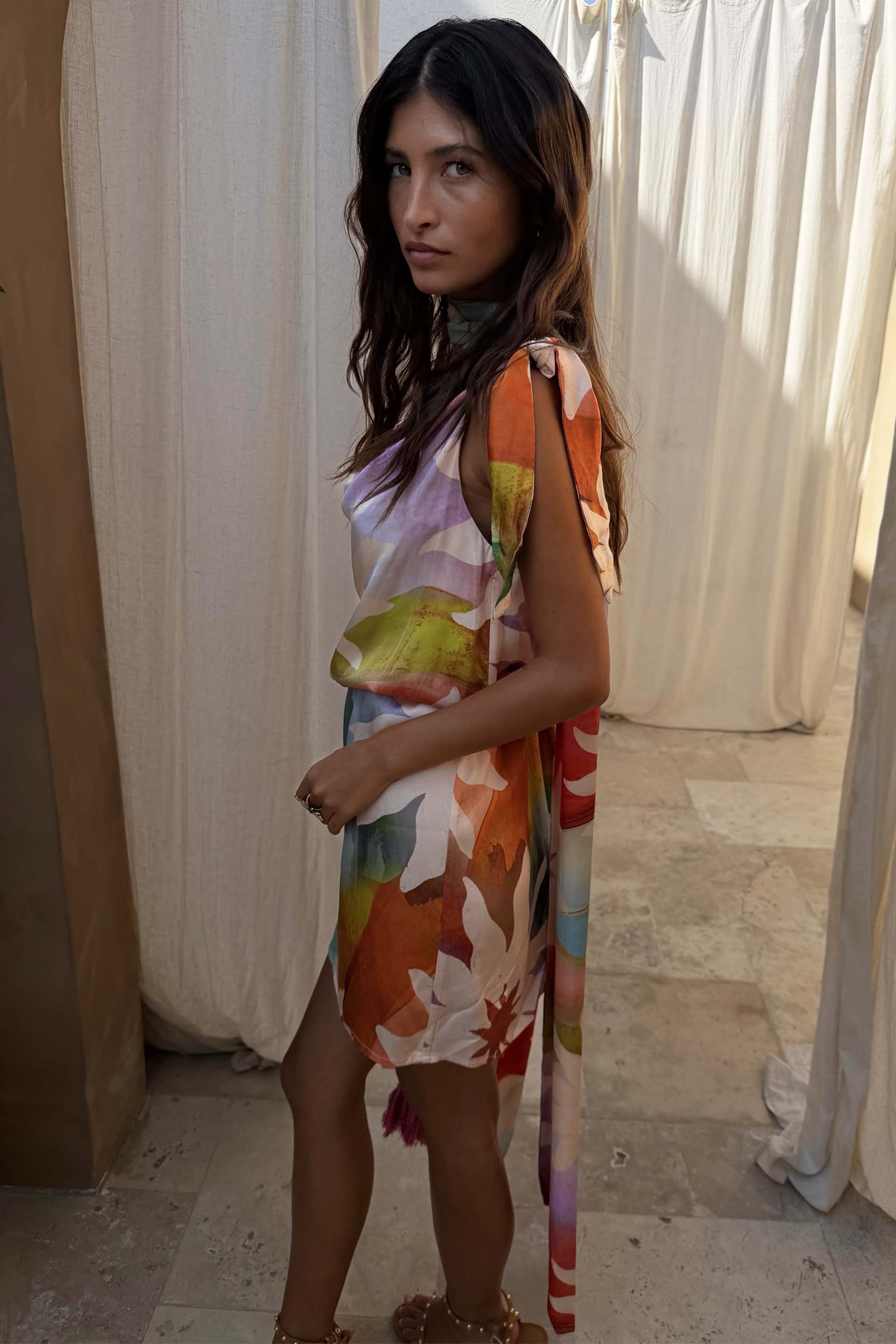 Abstract Soleil Leila Mini Dress