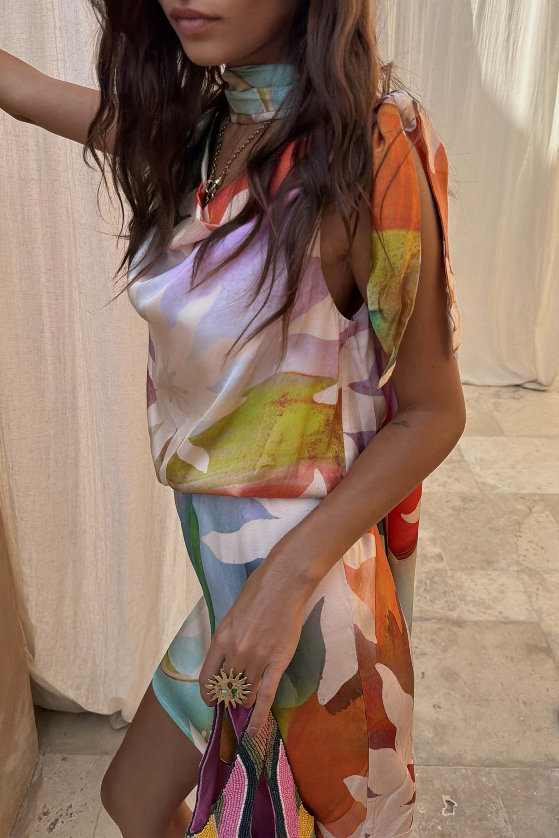 Abstract Soleil Leila Mini Dress