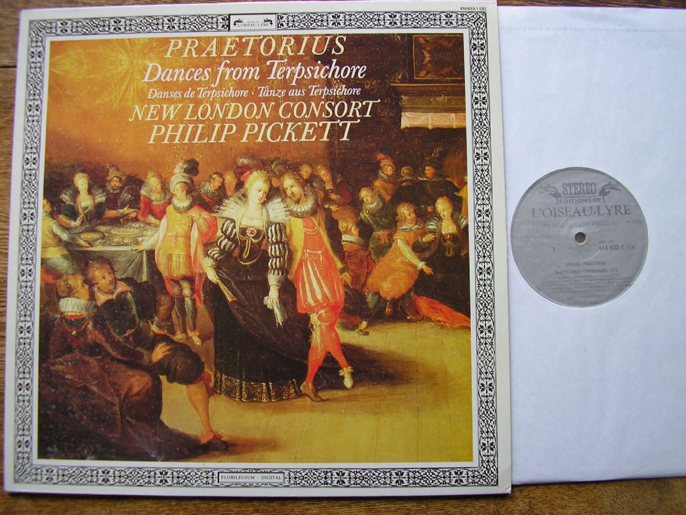 PRAETORIUS: DANCES FROM TERPSICHORE 1612 NEW LONDON CONSORT / PHILIP PICKETT 414 633