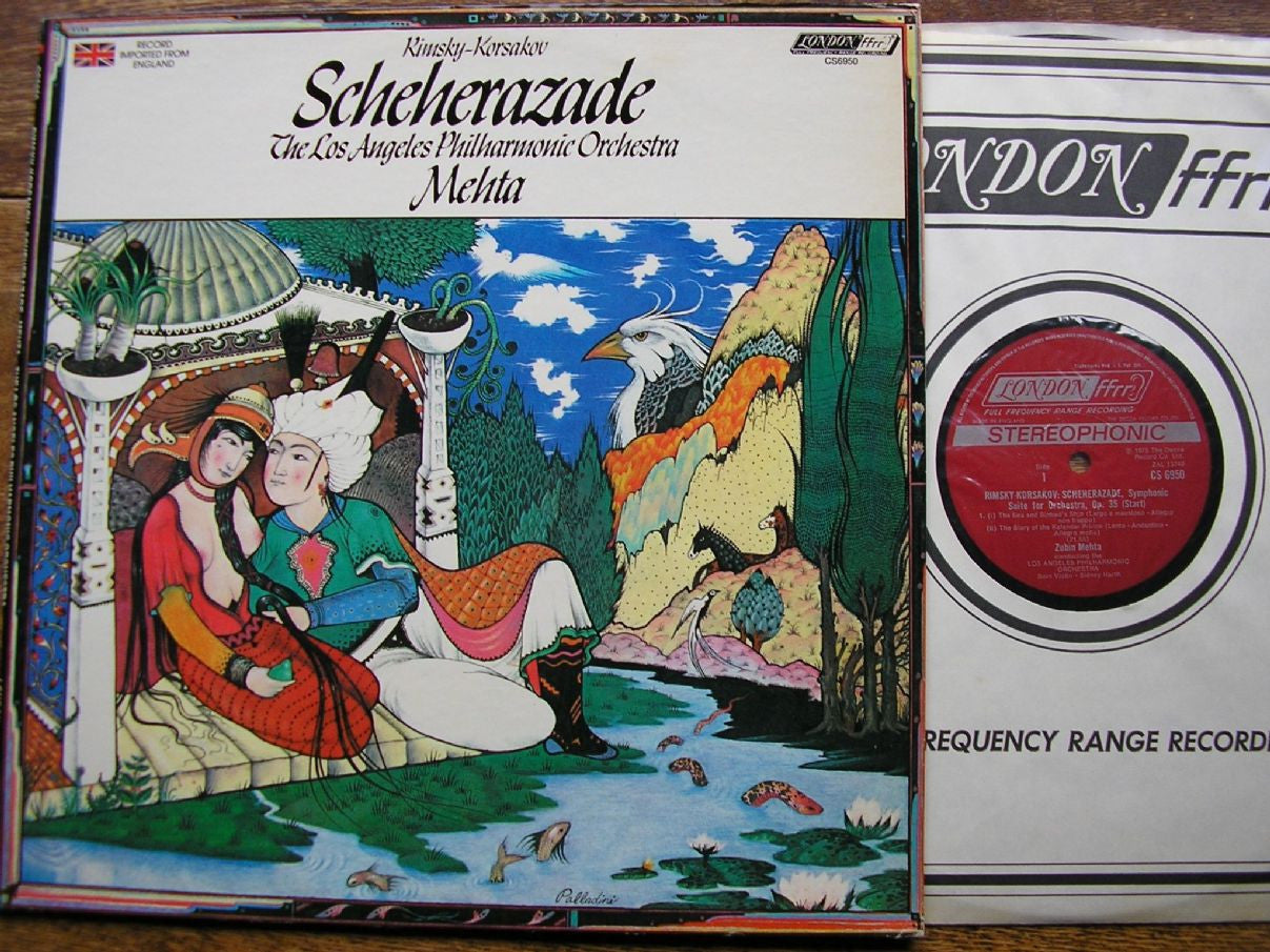 RIMSKY-KORSAKOV: SCHEHERAZADE   ZUBIN MEHTA / LOS ANGELES PHILHARMONIC   CS 6950
