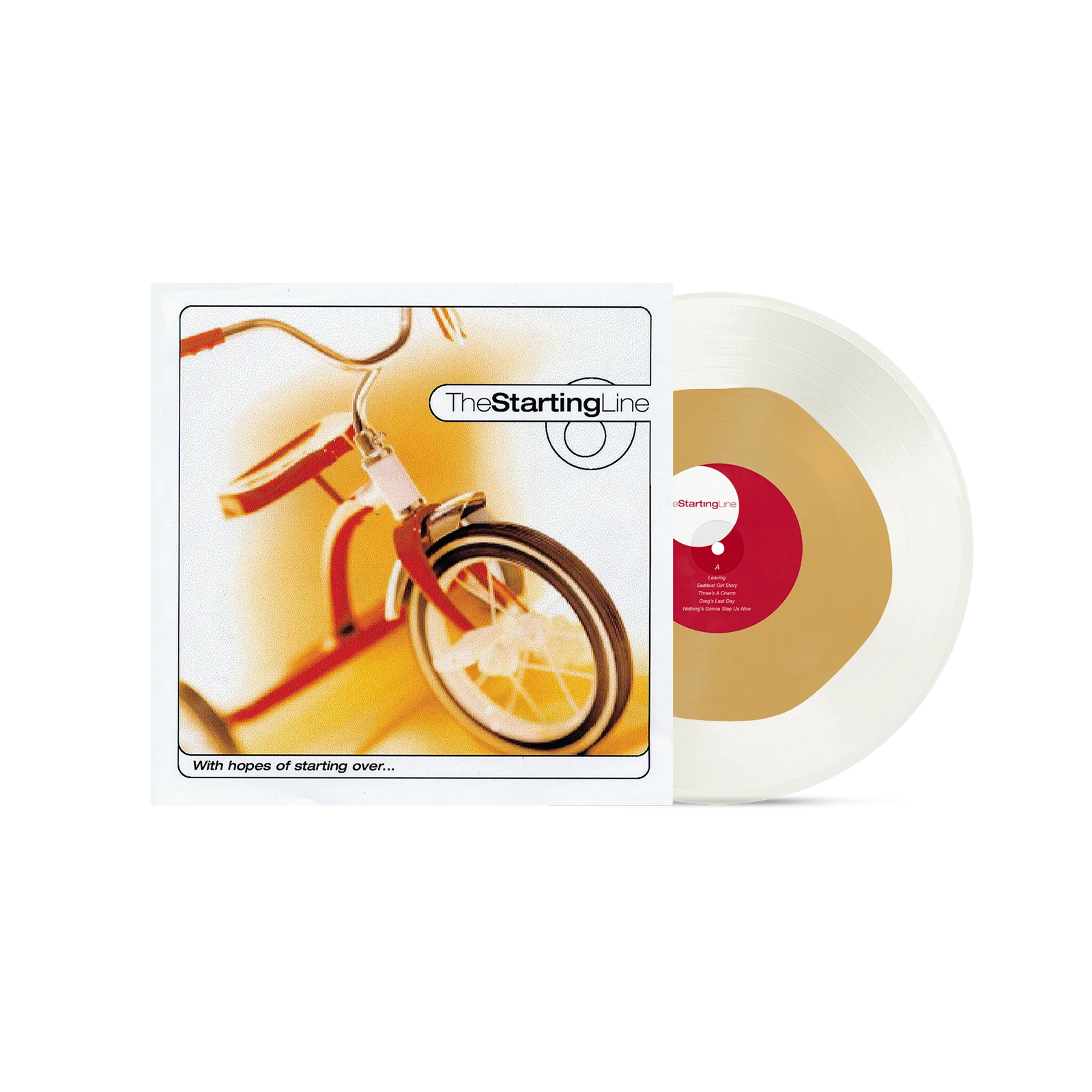 THE STARTING LINE 'WITH HOPES OF STARTING OVER' LP (Milky Clear & Custard Vinyl)