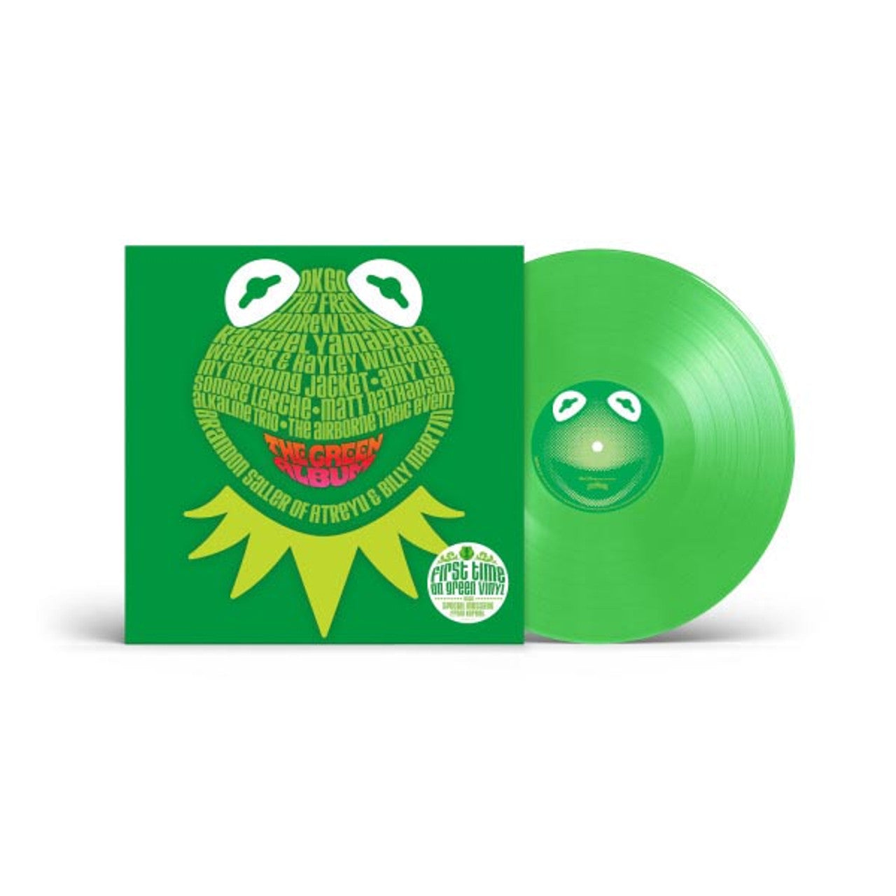 VARIOUS ARTISTS 'MUPPETS: THE GREEN ALBUM' LP (Spring Green Vinyl)