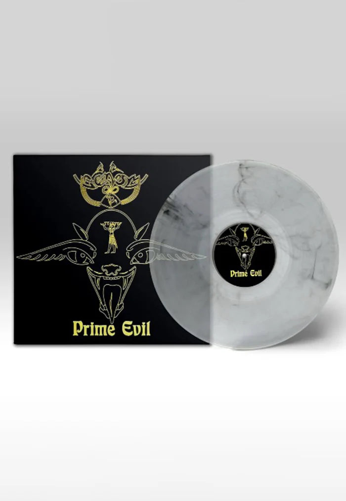 VENOM 'PRIME EVIL' LP (Import, Clear Black Marble Vinyl)