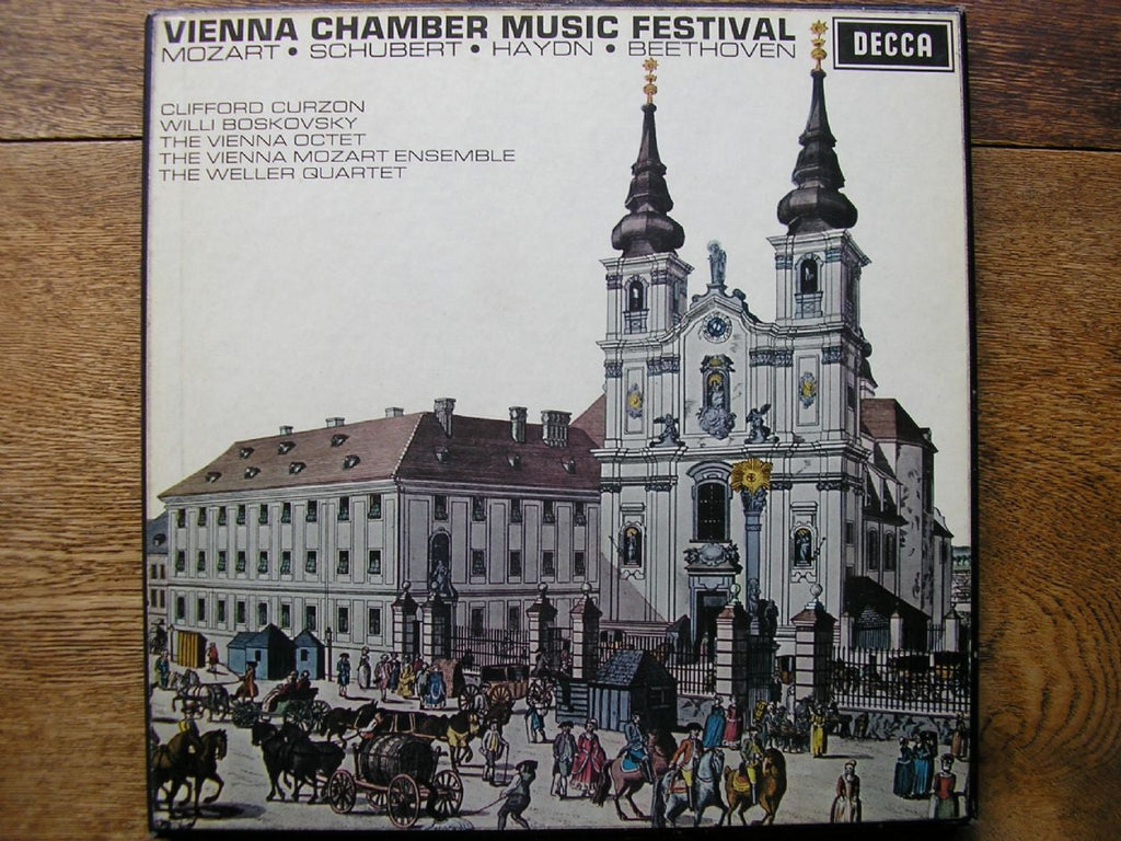 SXL 6238 - 6241 VIENNA CHAMBER MUSIC FESTIVAL: CURZON / WELLER QUARTET / VIENNA MOZART ENSEMBLE / VIENNA OCTET